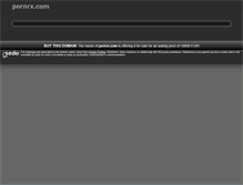 Tablet Screenshot of pornrx.com